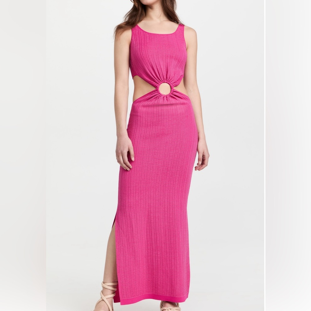 PQ Swim Cosmo Pink Bianca Ring Dress worn once